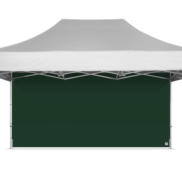 TAA Compliant Endeavor Sidewall, 15' W x 15' H, Forest Green